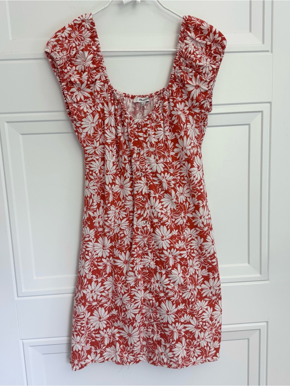 Madewell Margie Mini Dress in Abstract Flora, Size 2